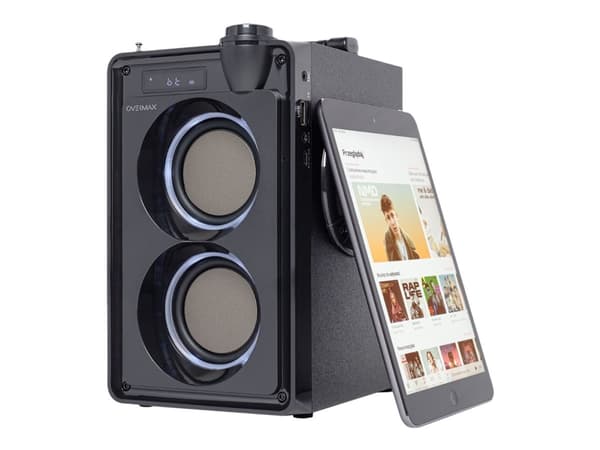 Overmax Soundbeat 5.0 - Høyttaler - for bærbar bruk - trådløs - Bluetooth - svart