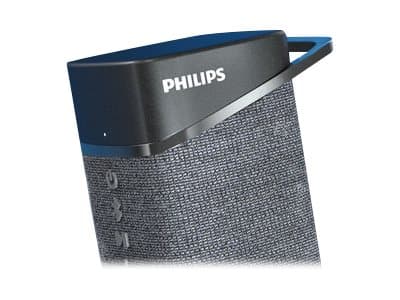 Philips TAS3505 - Högtalare - för bärbar användning - trådlös - Bluetooth - 5 Watt - grå