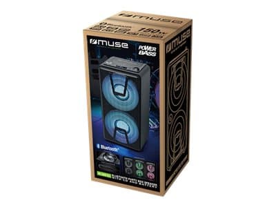Muse M-1820 DJ - Selskapshøyttaler - for bærbar bruk - trådløs - Bluetooth - toveis
