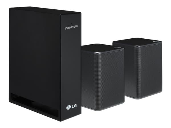 LG SPK8 - Bakkanalshøyttalere - for hjemmeteater - trådløs - 70 watt