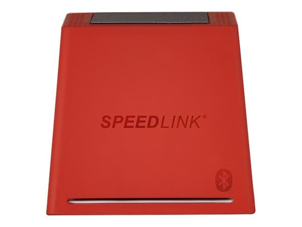 SPEEDLINK CUBID Portable Speaker - Högtalare - för bärbar användning - trådlös - Bluetooth - röd