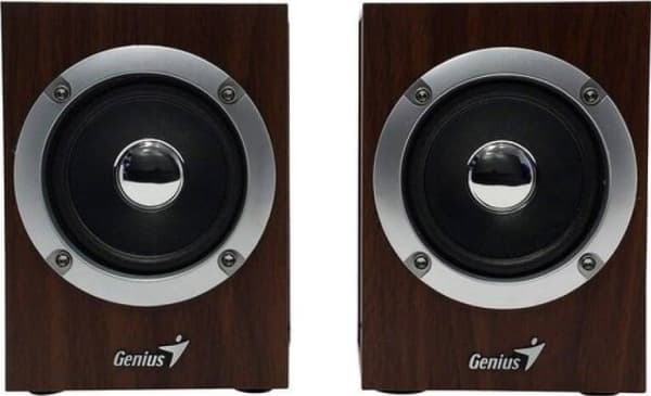 Genius SP-HF280, 2-vägs, 2.0 kanaler, Kabel, 6 W, 100 - 20000 hz, Brun