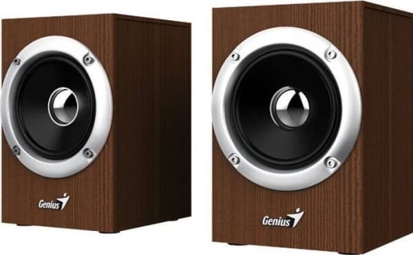 Genius SP-HF280, 2-vägs, 2.0 kanaler, Kabel, 6 W, 100 - 20000 hz, Brun