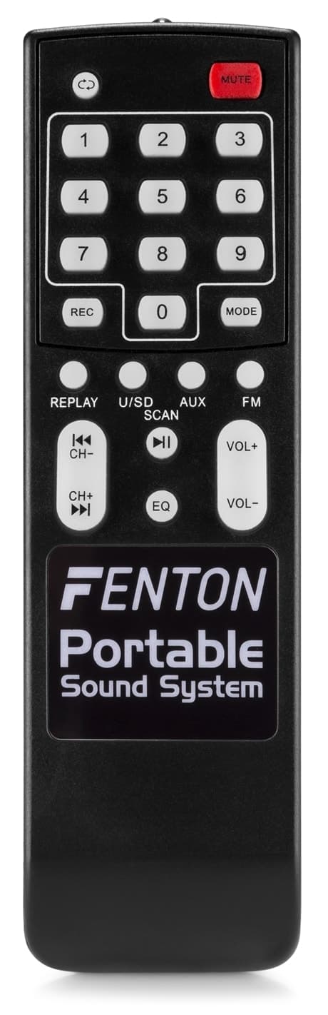 Fenton FT8LED Portabelt aktivt högtalare 8"