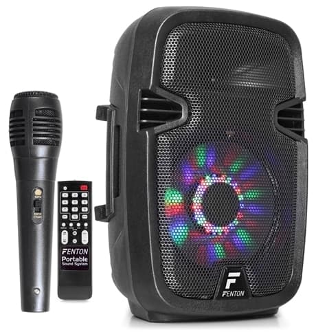 Fenton FT8LED Portabelt aktivt högtalare 8"