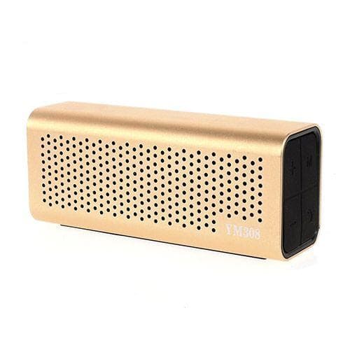 YM-308 Bluetooth Højtaler m/Mikrofon - Guld