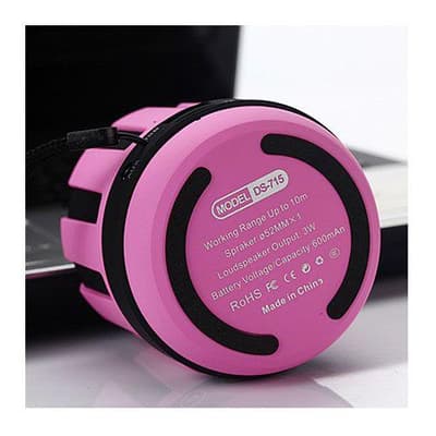 Daniu Mini Bluetooth Högtalare med Mikrofon - Rosa