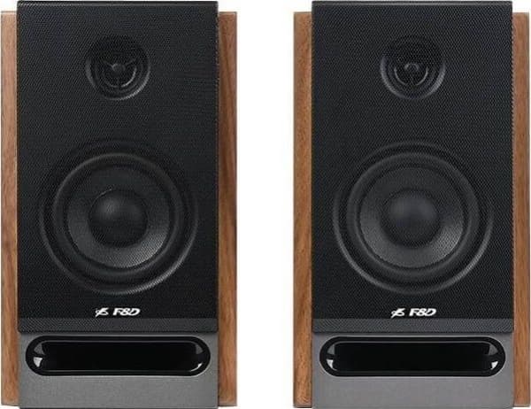 Datamaskinhøyttalere Fenda Multimedia - høyttaler F&D R27BT, Bluetooth 5.0, 25Wx2 (RMS), USB, optisk, AUX, uten fjernkontroll, tre