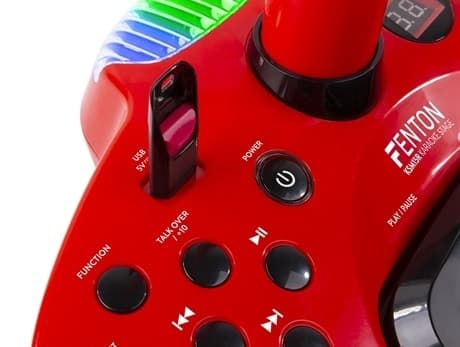 FENTON KSM15R Karaoke scenpaket Röd