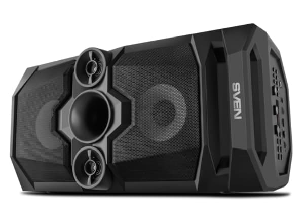 SVEN PS-650, 50 W, 45 - 22000 Hz, Ledning & Trådløs, Bærbar monohøyttaler, Sort, Rotasjon