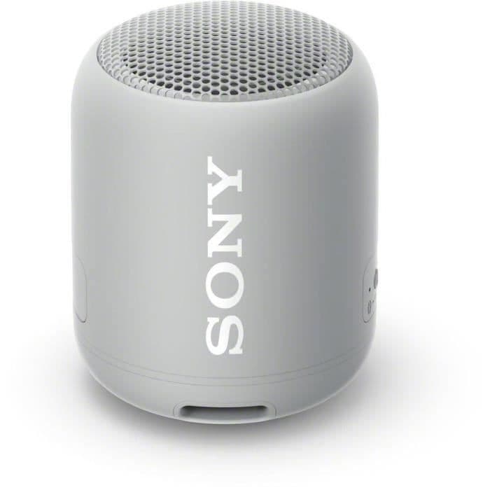 Sony SRSXB12H.CE7 Bærbar højttaler - Bluetooth - Ekstra bas - Vandtæt - 16 timers batterilevetid - Grå