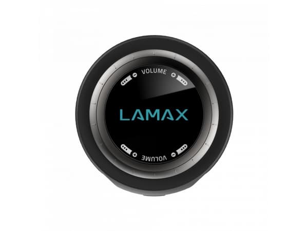 Lamax SOUNDER2, 30 W, 115 - 20000 Hz, Langallinen & langaton, Kannettava stereokaiutin, Musta, Sininen, Sylinteri