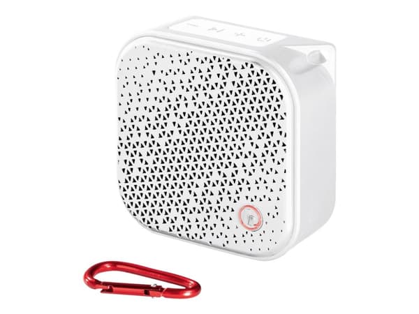 Hama "Pocket 2.0" - Högtalare - för bärbar användning - trådlös - Bluetooth - 3.5 Watt - vit