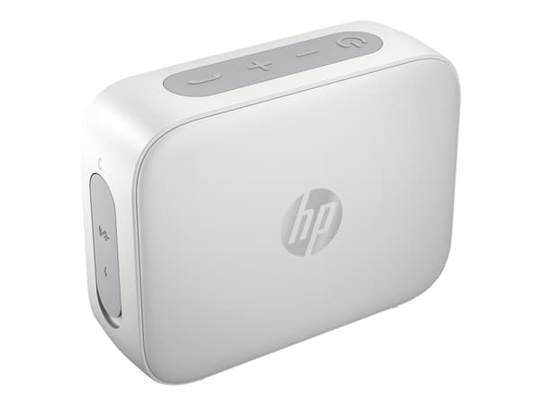 HP Bluetooth 350 -kaiutin, hopea, Langaton, Valkoinen, Universaali, Sisäänrakennettu akku, 180 g, 78,5 mm