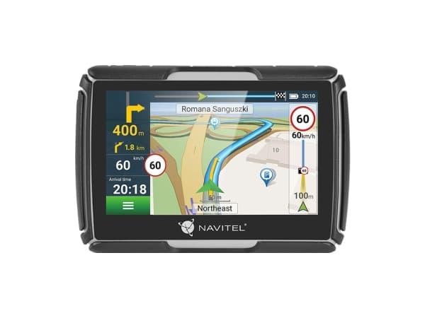 Navitel G550 Moto, Albania, Andorra, Østerrike, Belgia, Bosnia-Hercegovina, Bulgaria, Croatia, Kypros, Tsjekkisk..., 10,9 cm (4.3"), 480 x 272 piksle Sort