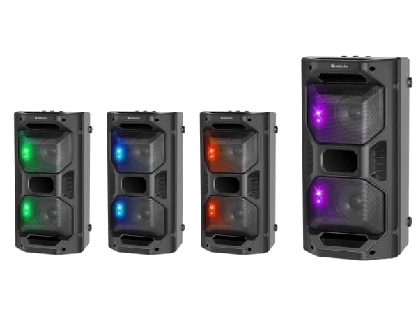 Defender Rage, 50 W, 45 - 22000 hz, 85 dB, Kabel & Trådlös, Bärbar stereohögtalare, Svart