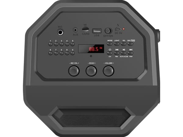 Defender Rage, 50 W, 45 - 22000 hz, 85 dB, Kabel & Trådlös, Bärbar stereohögtalare, Svart