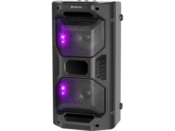 Defender Rage, 50 W, 45 - 22000 hz, 85 dB, Kabel & Trådlös, Bärbar stereohögtalare, Svart