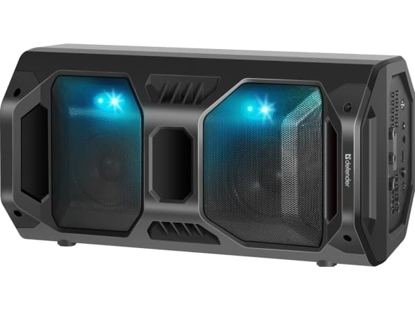 Defender Rage, 50 W, 45 - 22000 hz, 85 dB, Kabel & Trådlös, Bärbar stereohögtalare, Svart Svart