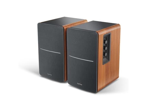 Edifier R1280Ts, 2-suuntainen, 1.0 kanavaa, Langallinen, 42 W, 6 O, Harmaa, Puu