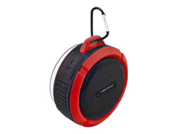 Esperanza COUNTRY - Kaiutin - kannettava - langaton - Bluetooth - 3 Watt - musta, punainen