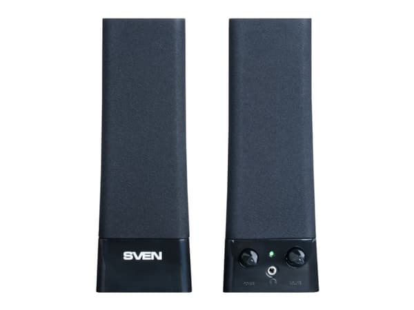 SVEN SV-0110235BK, 5-suuntainen, 2.0 kanavaa, Langallinen, 4 W, 100 - 20000 Hz, Musta