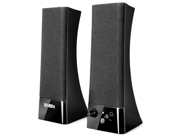 SVEN SV-0110235BK, 5-suuntainen, 2.0 kanavaa, Langallinen, 4 W, 100 - 20000 Hz, Musta