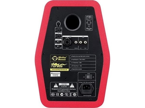Computer speakers Monkey Banana Monkey Banana Turbo 6 rot - aktiver Studiomonitor