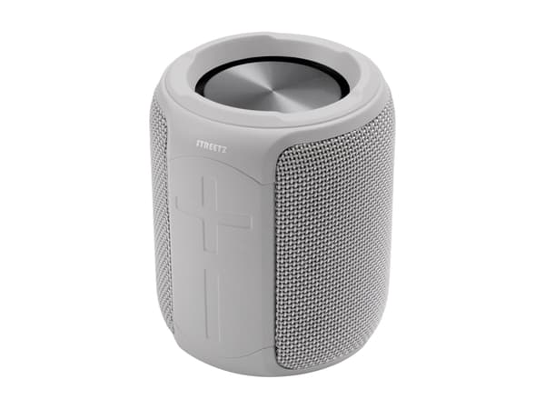 STREETZ CM766 - Høyttaler - for bærbar bruk - trådløs - Bluetooth - 10 watt - grå