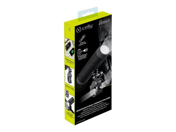 Celly SPEAKERBIKEBK - Högtalare - för bärbar användning - trådlös - Bluetooth - 5 Watt - svart