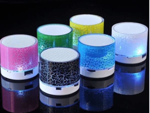 Trådlös Mini Högtalare Bluetooth med LED