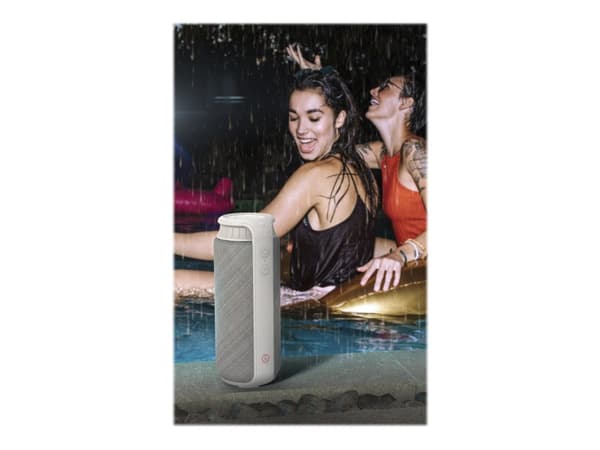 Hama "Pipe 2.0" - Högtalare - för bärbar användning - trådlös - Bluetooth - vit Vit