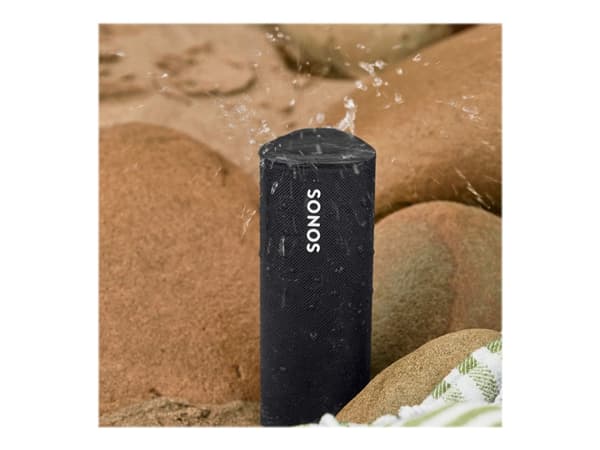 Sonos Roam - Smarthögtalare - för bärbar användning - IEEE 802.11b/g/n/ac, Bluetooth - Appkontrollerad - 2-vägs - skuggsvart