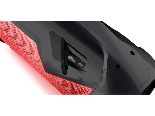 Bigben Interactive PARTYBTIPLITE, 50 W, Kabel & Trådlös, USB Type-A, USB Type-C, Bärbar stereohögtalare, Svart, Cylinder