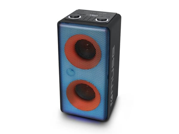 Muse M1808DJ, 150 W, Ledning & Trådløs, Svart, Rotasjon, LED, Multi