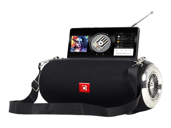 Gembird SPK-BT-17 - Högtalare - för bärbar användning - trådlös - Bluetooth 5.1 - 10 Watt - svart