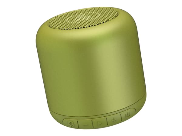 Hama "Drum 2.0" - Høyttaler - for bærbar bruk - trådløs - Bluetooth - 3 watt - gul Grønn