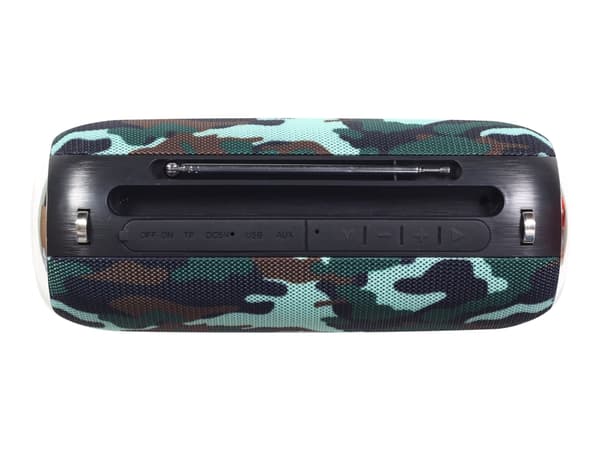 Gembird SPK-BT-17-CM - Högtalare - för bärbar användning - trådlös - Bluetooth 5.1 - 10 Watt - kamouflagefärgad