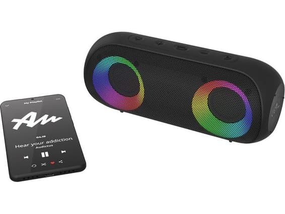 Audictus ABS-1789, 14 W, 50 - 20000 Hz, 8 O, 90 dB, Trådløs, Stereo bærbar høyttaler
