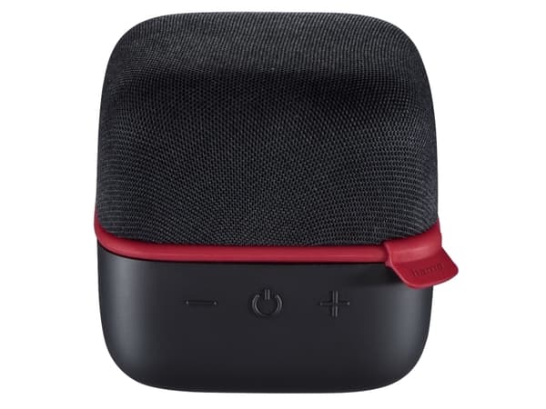 Hama Cube, 5 W, 180 - 20000 hz, 4 O, 1%, Trådlös, A2DP, AVRCP, HFP Svart, Röd