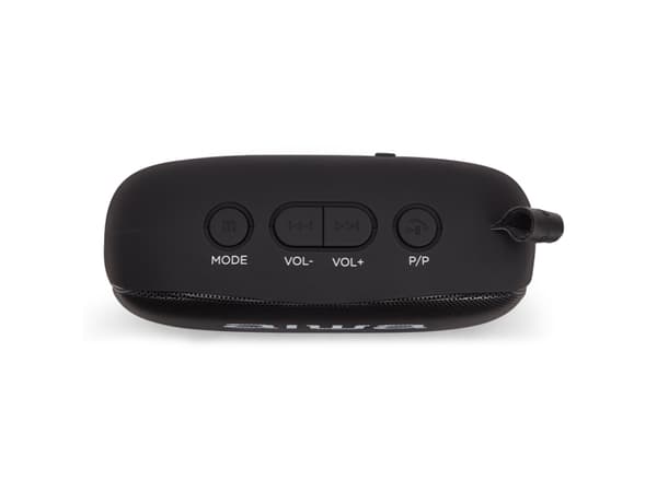 Aiwa BS-110BL, 2.0 kanaler, 5 W, Ledning & Trådløs, Stereo bærbar høyttaler, Blå, Sort, Knapper