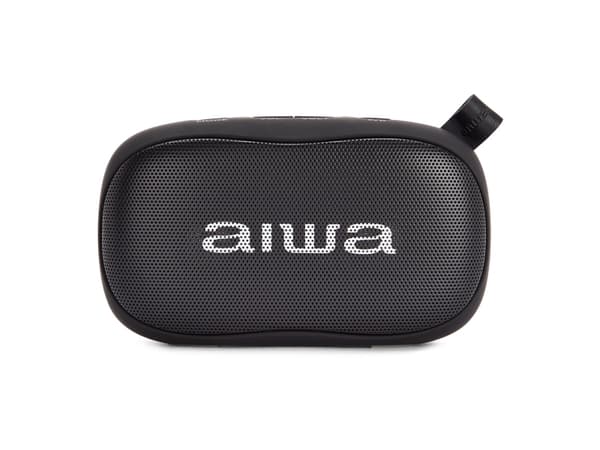 Aiwa BS-110BL, 2.0 kanaler, 5 W, Ledning & Trådløs, Stereo bærbar høyttaler, Blå, Sort, Knapper Blå, Sort