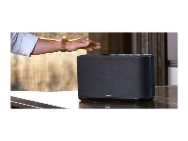 Denon Home 350 - Høyttaler - trådløs - Ethernet, Fast Ethernet, Bluetooth, Wi-Fi - Appstyrt - treveis - svart