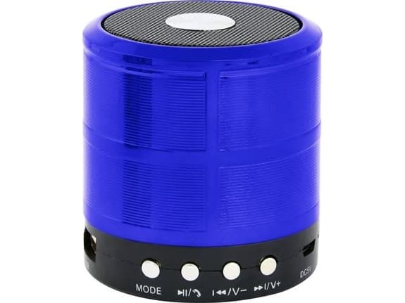 Gembird SPK-BT-08-B - Högtalare - för bärbar användning - trådlös - Bluetooth - 3 Watt - blå