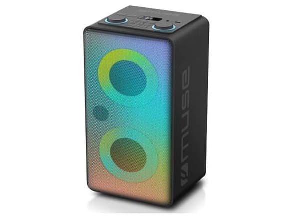 Muse M1808DJ, 150 W, Kaapeli &amp; johto, Lajittelu, Kolmivärinen, LED, Liesi, valo