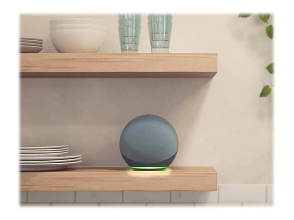 Amazon Echo (4th Gen), Amazon Alexa, Pyöreä, Sininen, Twilight Blue, Englanti, Espanja, Android, Fire OS, iOS
