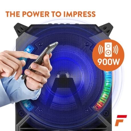 Fenton LIVE280 Karaoke, station 2 x 8"