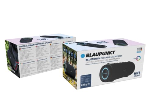 Blaupunkt BLP3965 - Partyhögtalare - för bärbar användning - trådlös - Bluetooth