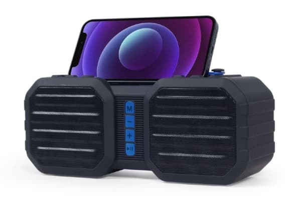 Gembird SPK-BT-19 - Högtalare - för bärbar användning - trådlös - Bluetooth - 6 Watt - svart, blå