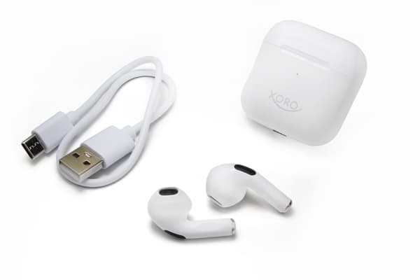 Xoro KHB 30, True Wireless Stereo (TWS), Samtal/musik/sport/vardag, Headset, Vit